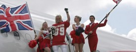 Sir Richard Branson, chairman of Virgin Atlantic, announces in 2007 plans for service between London and Chicago. The airline is trying again. (Charles Cherney/Chicago Tribune)