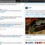 A screen shot of new Twitter design. (Twitter)