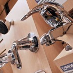 A Moen Single Handle Bath Faucet at a Home Depot in New York, July 27, 2007. Fortune Brands Inc. is the holding company for Moen faucets, among other products. (Andrew Burton/Bloomberg News)