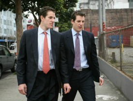 Cameron (left) and Tyler (right) Winklevoss. (Kimihiro Hoshino/AFP/Getty Images)