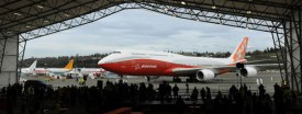 The 747-8 Intercontinental. (Mark Ralston/AFP/Getty)